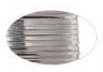 Проволока серебряная полужесткая квадратного сечения 1,0 мм (10 см)